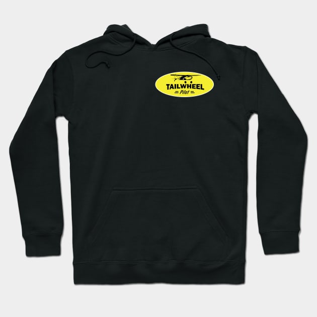 Tailwheel Piloy- Yellow Gas Station Uniform Hoodie by ocsling